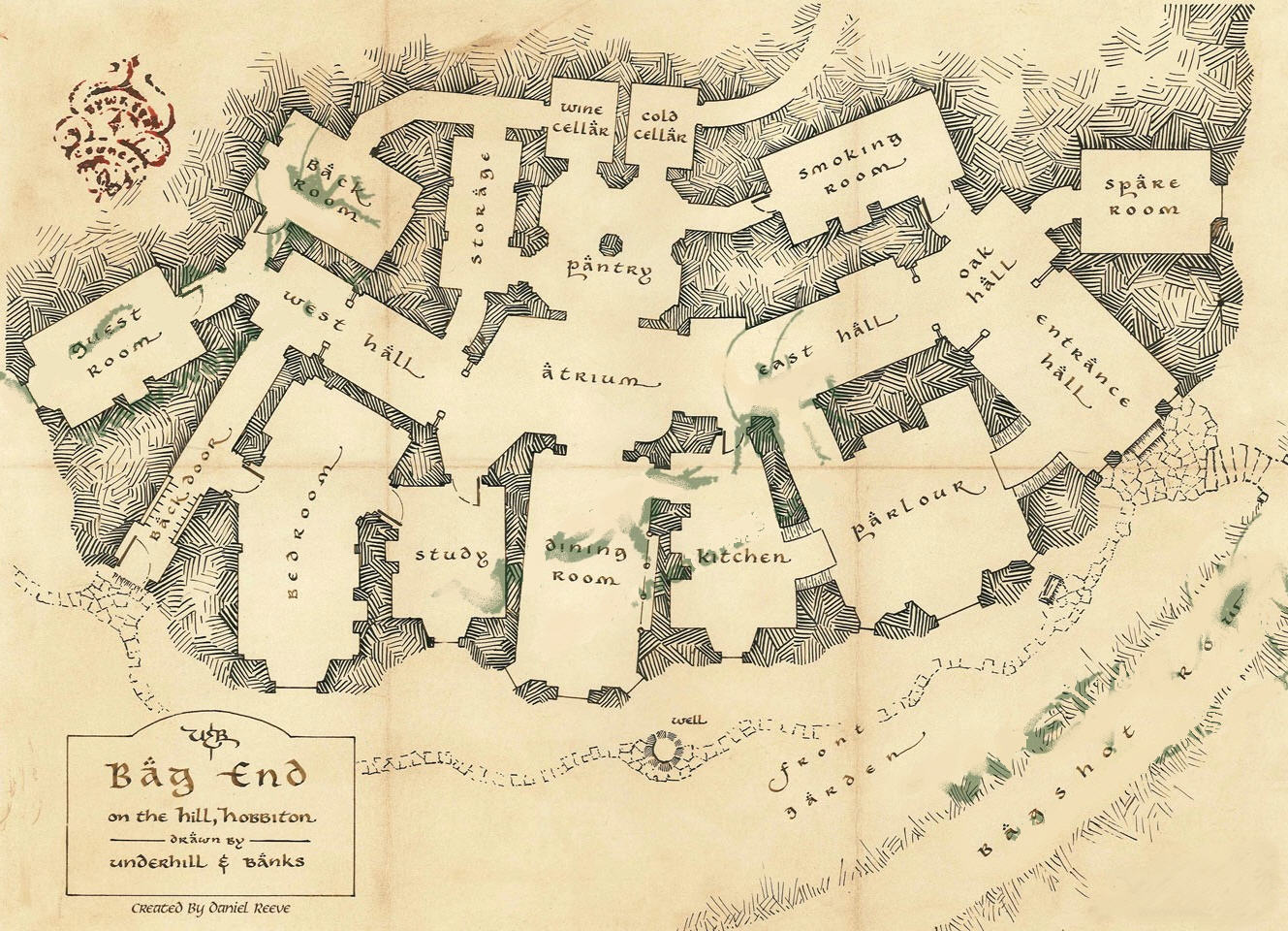 Map Of Erebor Interior Map Of Erebor Interior | Peatix